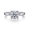 Lauren - 14K White Gold Round Diamond Engagement Ring