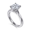 Lauren - 14K White Gold Round Diamond Engagement Ring