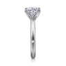 Lauren - 14K White Gold Round Diamond Engagement Ring