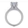 Michelle - 14K White Gold Round Diamond Engagement Ring