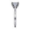 Michelle - 14K White Gold Round Diamond Engagement Ring