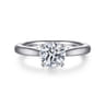 Michelle - 14K White Gold Round Diamond Engagement Ring