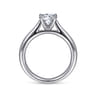 Michelle - 14K White Gold Round Diamond Engagement Ring