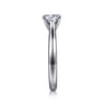 Michelle - 14K White Gold Round Diamond Engagement Ring