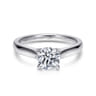 McKinley - 14K White Gold Round Diamond Engagement Ring