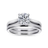 McKinley - 14K White Gold Round Diamond Engagement Ring