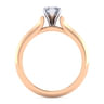 Ellis - 14K White-Rose Gold Pear Shape Diamond Engagement Ring