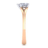 Ellis - 14K White-Rose Gold Pear Shape Diamond Engagement Ring
