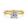 Unite - 14K White-Rose Gold Round Solitaire Diamond Engagement Ring