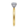 Unite - 14K White-Rose Gold Round Solitaire Diamond Engagement Ring