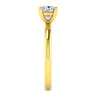 Lark - 14K Yellow Gold Cushion Cut Solitaire Engagement Ring