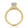 Azucena - 14K Yellow Gold Emerald Cut Solitaire Diamond Engagement Ring - 0.06 ct