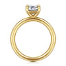Lark - 14K Yellow Gold Emerald Cut Diamond Engagement Ring