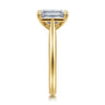 Bambi - 14K Yellow Gold Emerald Cut Solitaire Diamond Engagement Ring