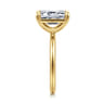 Tiana - 14K Yellow Gold Emerald Cut Solitaire Diamond Engagement Ring