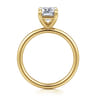 Tiana - 14K Yellow Gold Emerald Cut Solitaire Diamond Engagement Ring