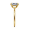 Tiana - 14K Yellow Gold Emerald Cut Solitaire Diamond Engagement Ring