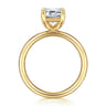 Unite - 14K Yellow Gold Emerald Cut Solitaire Diamond Engagement Ring