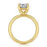 Unite - 14K Yellow Gold Emerald Cut Solitaire Diamond Engagement Ring