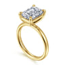 Unite - 14K Yellow Gold Emerald Cut Solitaire Diamond Engagement Ring