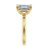 Unite - 14K Yellow Gold Emerald Cut Solitaire Diamond Engagement Ring
