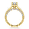 Rosey - 14K Yellow Gold Marquise Shape Diamond Engagement Ring - 0.35 ct