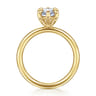 Lark - 14K Yellow Gold Marquise Shape Solitaire Engagement Ring