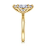 Lark - 14K Yellow Gold Marquise Shape Solitaire Engagement Ring