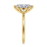 Tiana - 14K Yellow Gold Marquise Shape Solitaire Diamond Engagement Ring