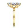 Unite - 14K Yellow Gold Marquise Shape Solitaire Diamond Engagement Ring