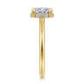 Aldon - 14K Yellow Gold Oval Diamond Engagement Ring - 0.07 ct