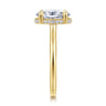 Aldon - 14K Yellow Gold Oval Diamond Engagement Ring - 0.1 ct
