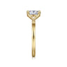 Paula - 14K Yellow Gold Oval Diamond Engagement Ring