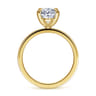 Paula - 14K Yellow Gold Oval Diamond Engagement Ring