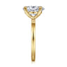 Paula - 14K Yellow Gold Oval Diamond Engagement Ring