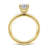 Lark - 14K Yellow Gold Oval Solitaire Engagement Ring