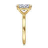 Azura - 14K Yellow Gold Oval Solitaire Diamond Engagement Ring