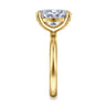 Unite - 14K Yellow Gold Oval Solitaire Diamond Engagement Ring