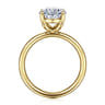 Unite - 14K Yellow Gold Oval Solitaire Diamond Engagement Ring