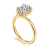 Cari - 14K Yellow Gold Pear Shape Diamond Engagement Ring - 0.05 ct
