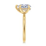 Cari - 14K Yellow Gold Pear Shape Diamond Engagement Ring - 0.05 ct