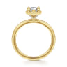 Cassi - 14K Yellow Gold Pear Shape Diamond Engagement Ring - 0.06 ct