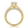 Rosey - 14K Yellow Gold Pear Shape Diamond Engagement Ring - 0.35 ct