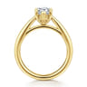 Bambi - 14K Yellow Gold Pear Shape Diamond Engagement Ring