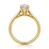 Bena - 14K Yellow Gold Pear Shape Solitaire Diamond Engagement Ring