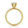 Tiana - 14K Yellow Gold Pear Shape Solitaire Diamond Engagement Ring