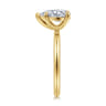 Tiana - 14K Yellow Gold Pear Shape Solitaire Diamond Engagement Ring
