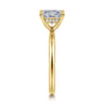 Cari - 14K Yellow Gold Princess Diamond Engagement Ring - 0.06 ct