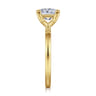 Paula - 14K Yellow Gold Princess Cut Diamond Engagement Ring