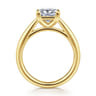 Bambi - 14K Yellow Gold Princess Cut Diamond Engagement Ring